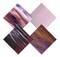 Wissmach 4 Sheet Mixed Color Variety Stained Glass Pack and Mosaic Glass, Purple Marble
